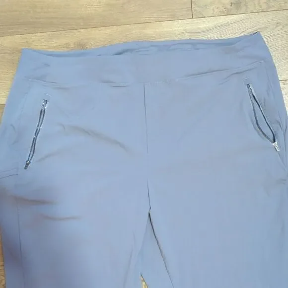 Athleta Trekkie North Jogger Pants Womens Gray Zip Pockets sz 22 - Picture 4 of 8